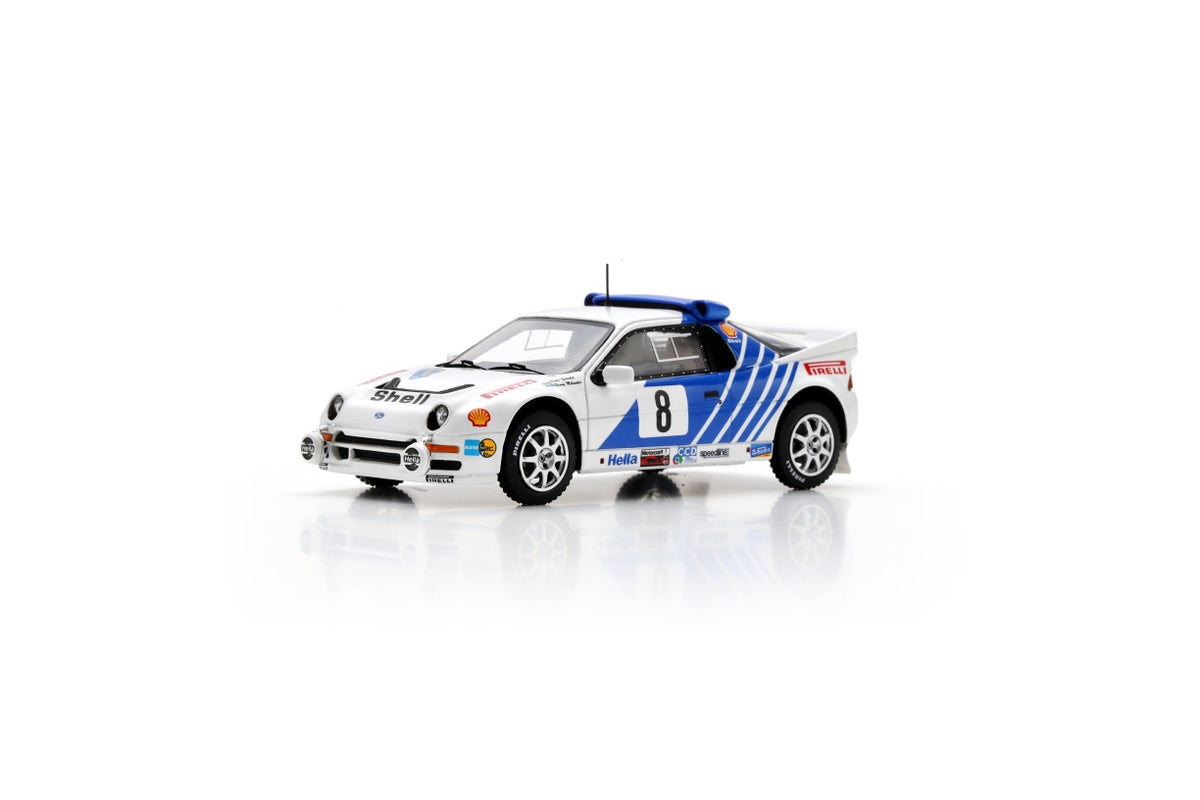 【2026年1月発売予定】 Spark S7752 1/43 Ford RS200 No.8 3rd Swedish Rally 1986 K. Grundel – B. Melander