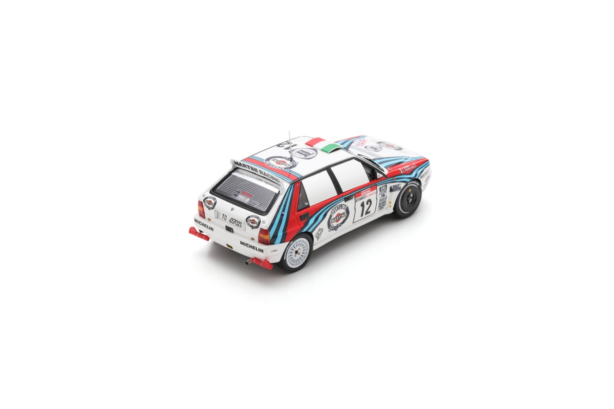 Spark S9019 1/43 Lancia Delta HF Integrale EVO No.12 6th Tour de Corse - Rally de France 1992 A. Aghini - S. Farnocchia