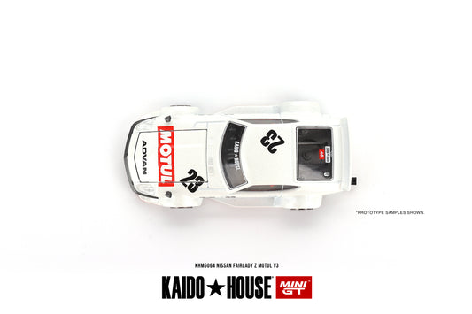 MINI GT KHMG064 1/64 ダットサン KAIDO フェアレディ Z MOTUL V3 (右ハンドル)