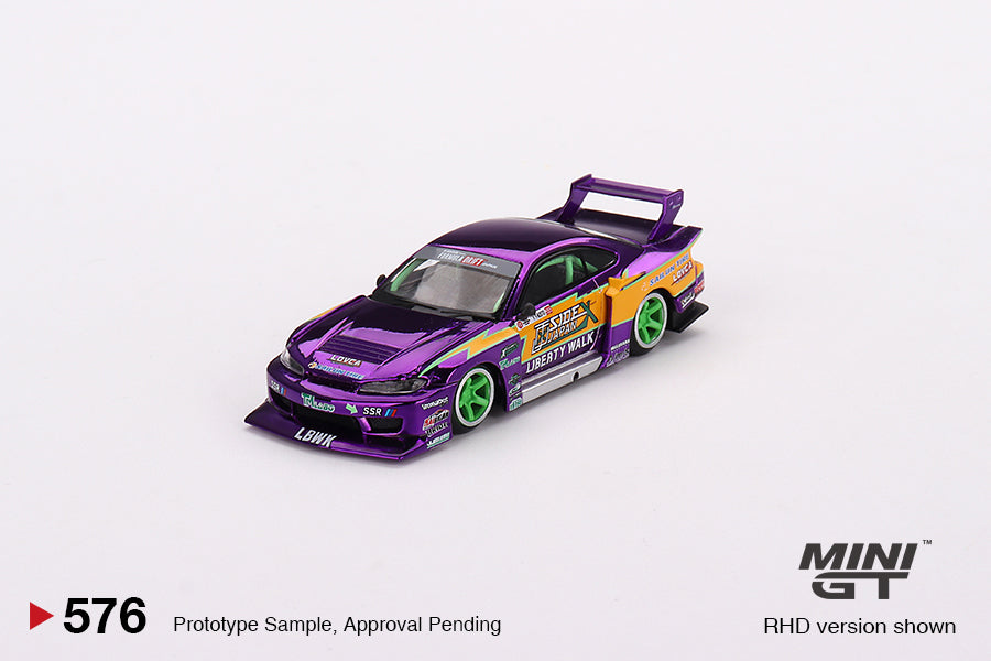 MINI GT MGT00576-R 1/64 Nissan シルビア(S15) LB-Super Silhouette