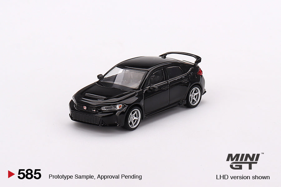 MINI GT MGT00585-R 1/64 Honda シビック Type R 2023 クリスタルブラック・パール W/ Advan GT Wheel(右ハンドル)