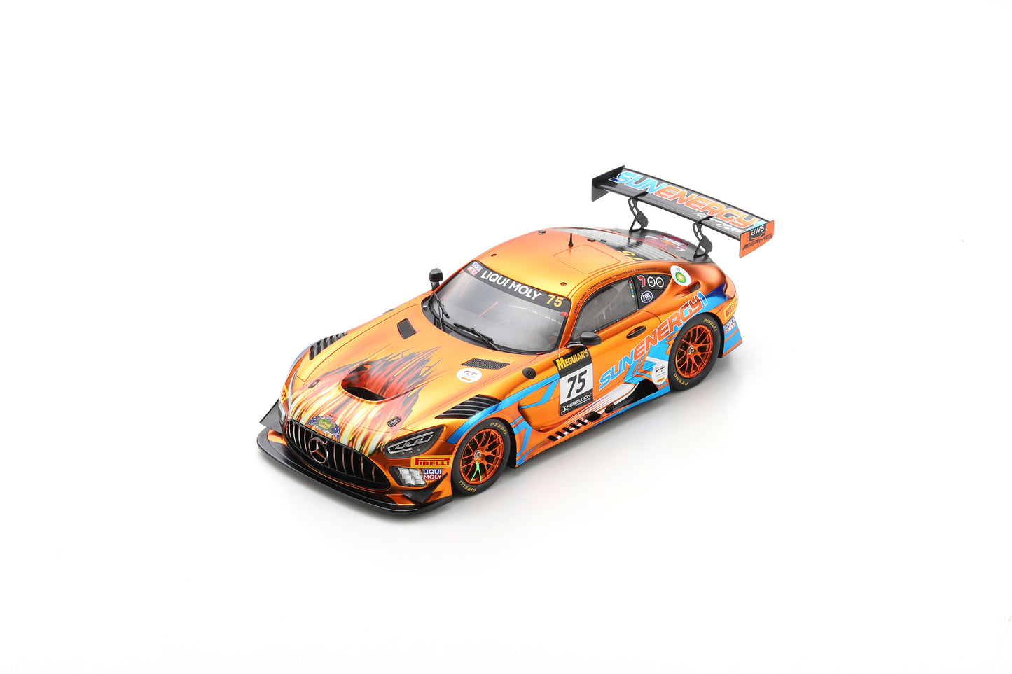 Spark 18AS011 1/18 Mercedes-AMG GT3 No.75 SunEnergy 1 Racing Winner Bathurst 12H 2022 L. Stolz - J. Gounon - K. Habul - M. Konrad