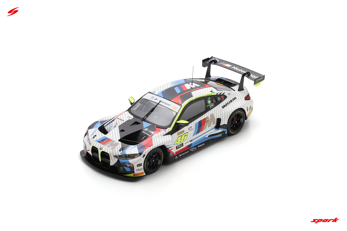 【2026年3月以降発売予定】 Spark 18AS013 1/18 BMW M4 GT3 No.46 Team WRT 2nd Bathurst 12H 2025 V. Rossi - C. Weerts - R. Marciello