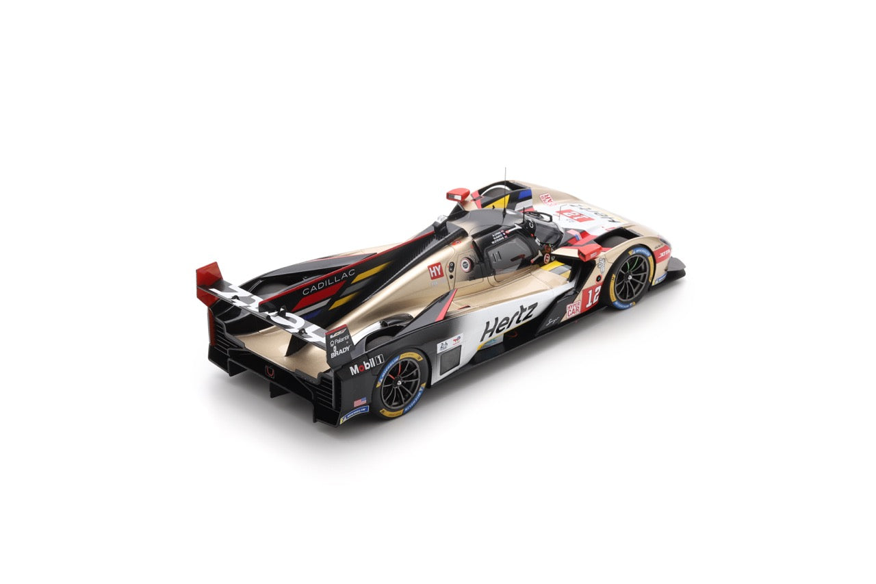 Spark 18S1057 1/18 Cadillac V-Series.R No.12 CADILLAC HERTZ TEAM JOTA 4th Le Mans 24H 2025 W. Stevens - N. Nato - A. Lynn