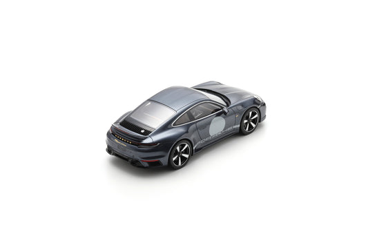 【2026年5月以降発売予定】 Spark 18S1087 1/18 Porsche 911 Sport Classic (992) - Yachting Blue Metallic with Heritage Package - 2022