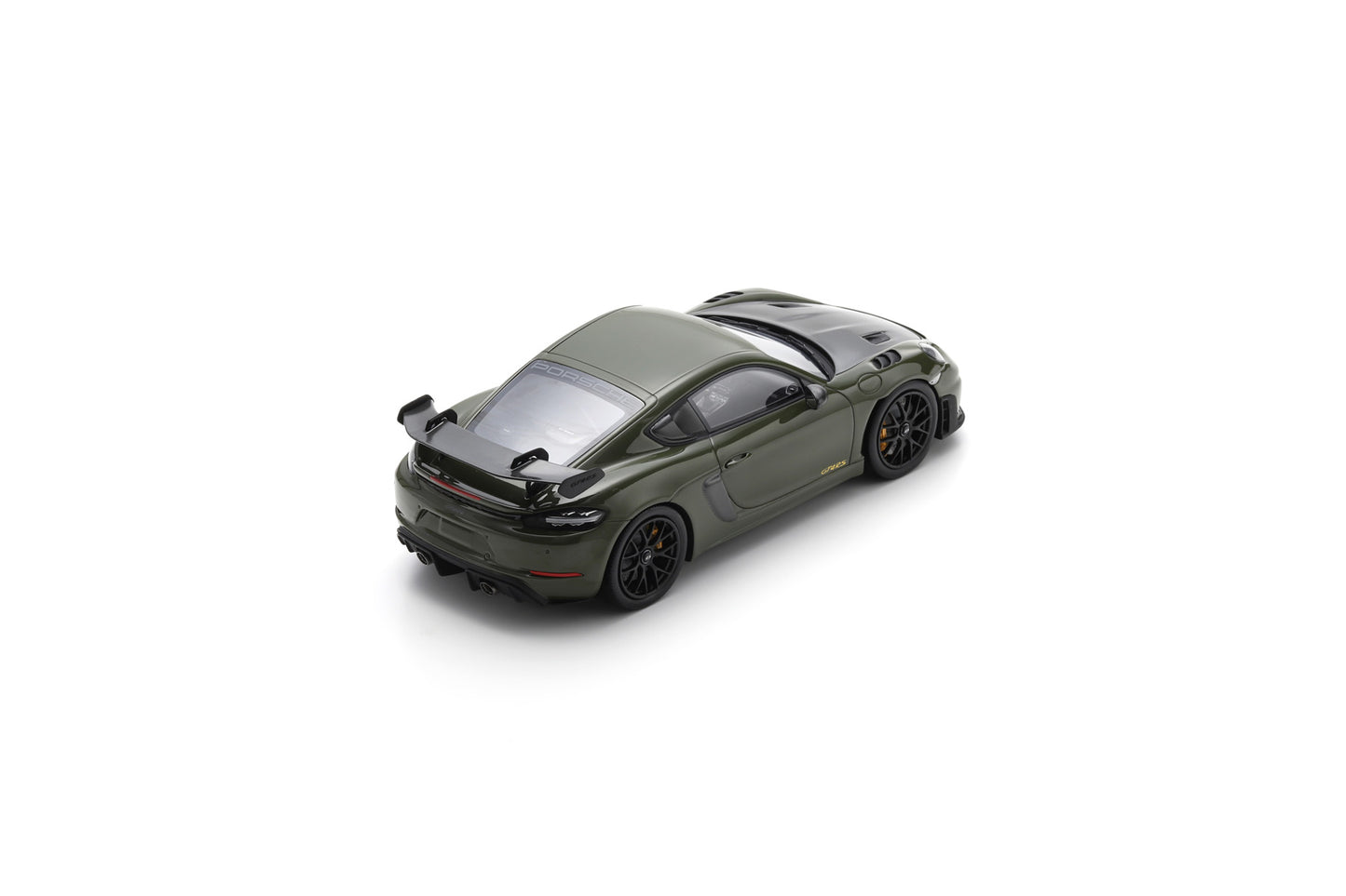 【2026年5月以降発売予定】 Spark 18S1089 1/18 Porsche 718 Cayman GT4 RS - Nato Olive with Weissach Package - 2023