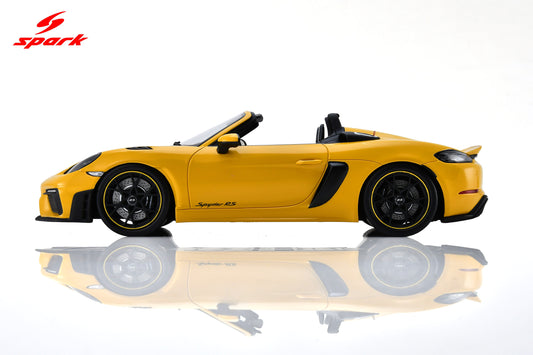 Spark 18S1091 1/18 Porsche 718 Spyder RS - Speed Yellow - 2023