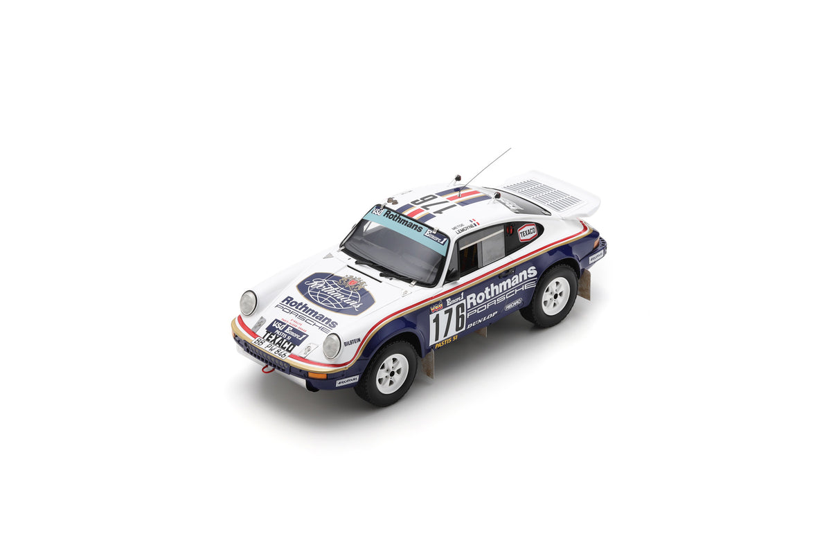 Spark 18S318 1/18 Porsche 911 Carrera 3.2 4x4 (953) No.176 Winner Paris-Dakar Rally 1984 R. Megte - D. Lemoyne