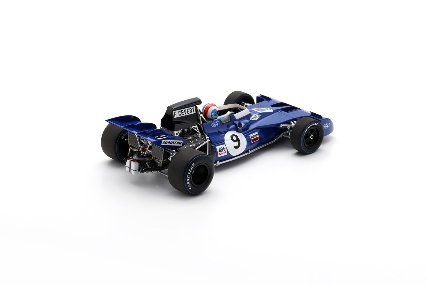 Spark 18S358 1/18 Tyrrell 002 No.9 Winner US GP 1971 Francois Cevert