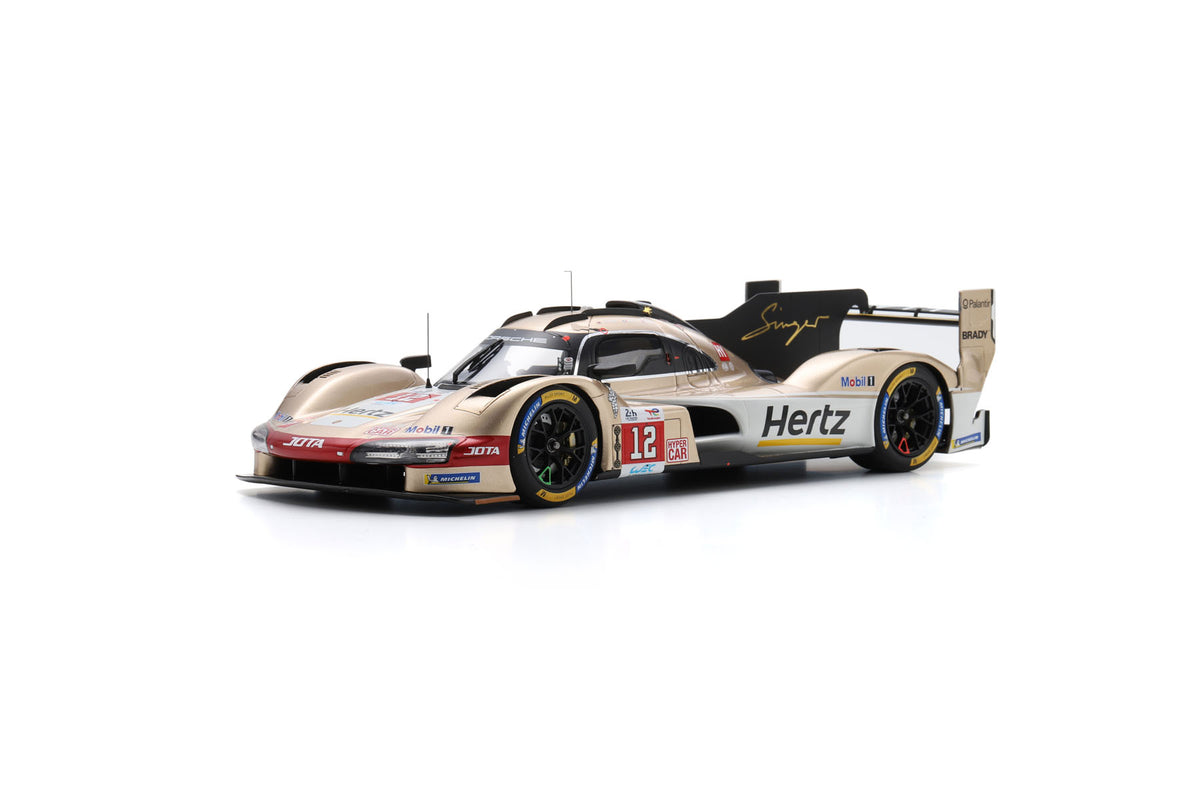 Spark 18S646 1/18 Porsche 963 No.12 HERTZ TEAM JOTA 8th Le Mans 24H 2024 W. Stevens - N. Nato - C. Ilott
