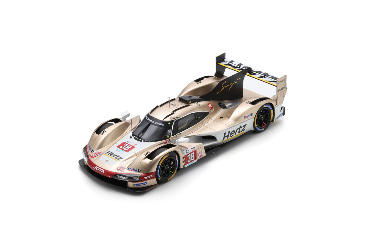 Spark 18S650 1/18 Porsche 963 No.38 HERTZ TEAM JOTA 9th Le Mans 24H 2024 O. Rasmussen - J. Button - P. Hanson