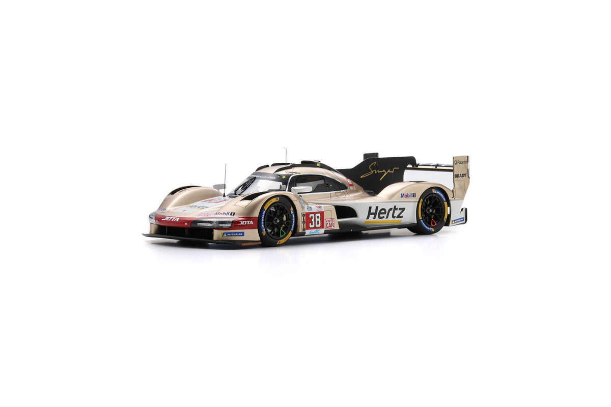 Spark 18S650 1/18 Porsche 963 No.38 HERTZ TEAM JOTA 9th Le Mans 24H 2024 O. Rasmussen - J. Button - P. Hanson