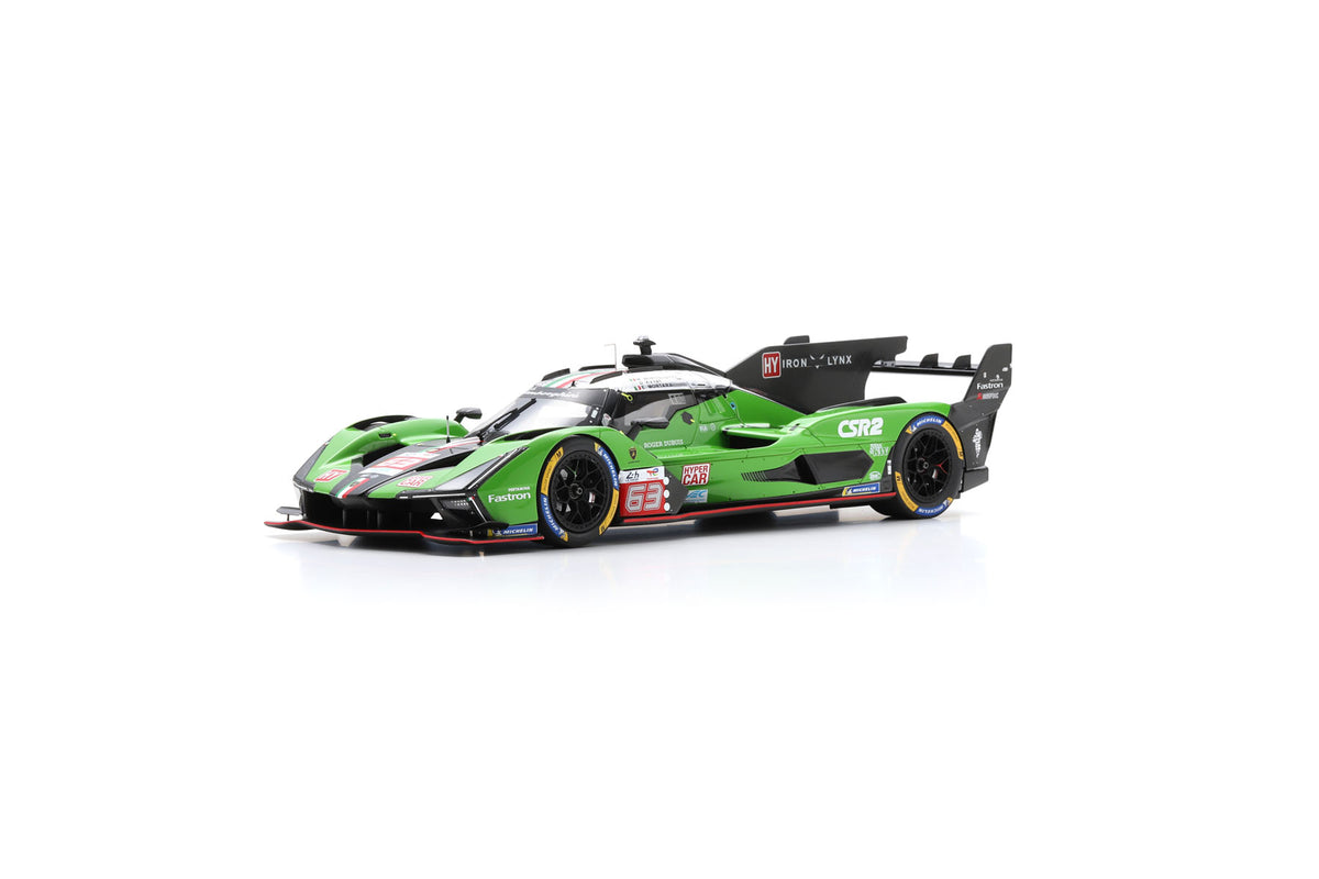Spark 18S651 1/18 Lamborghini SC63 No.63 LAMBORGHINI IRON LYNX 10th Le Mans 24H 2024 M. Bortolotti - D. Kvyat - E. Mortara