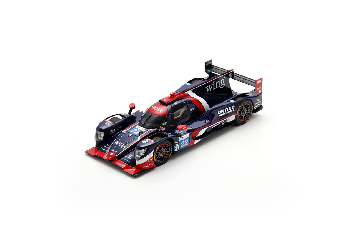 Spark 18S654 1/18 Oreca 07 - Gibson No.22 UNITED AUTOSPORTS Winner LMP2 class Le Mans 24H 2024 O. Jarvis - B. Garg - N. Siegel