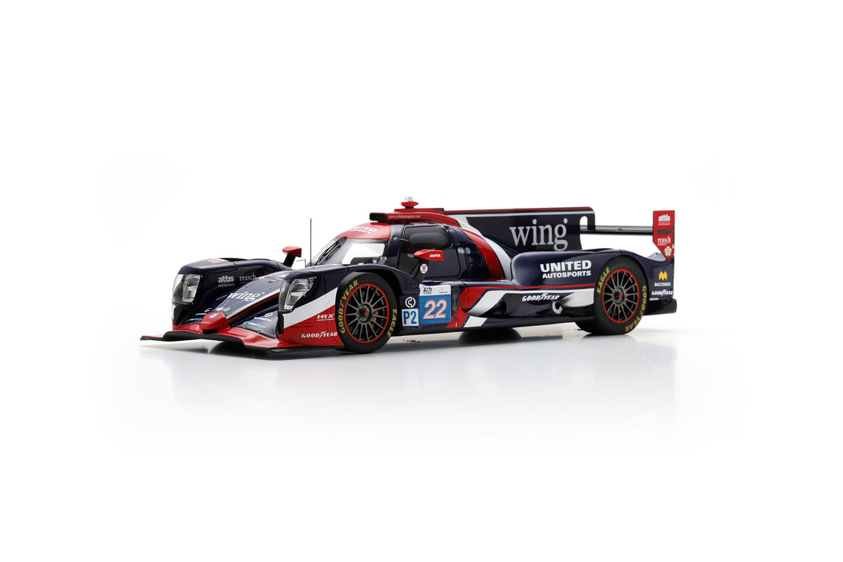 Spark 18S654 1/18 Oreca 07 - Gibson No.22 UNITED AUTOSPORTS Winner LMP2 class Le Mans 24H 2024 O. Jarvis - B. Garg - N. Siegel