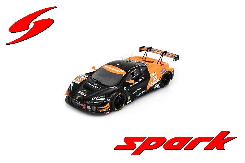 Spark 18S658 1/18 McLaren 720S GT3 Evo No.59 UNITED AUTOSPORTS Le