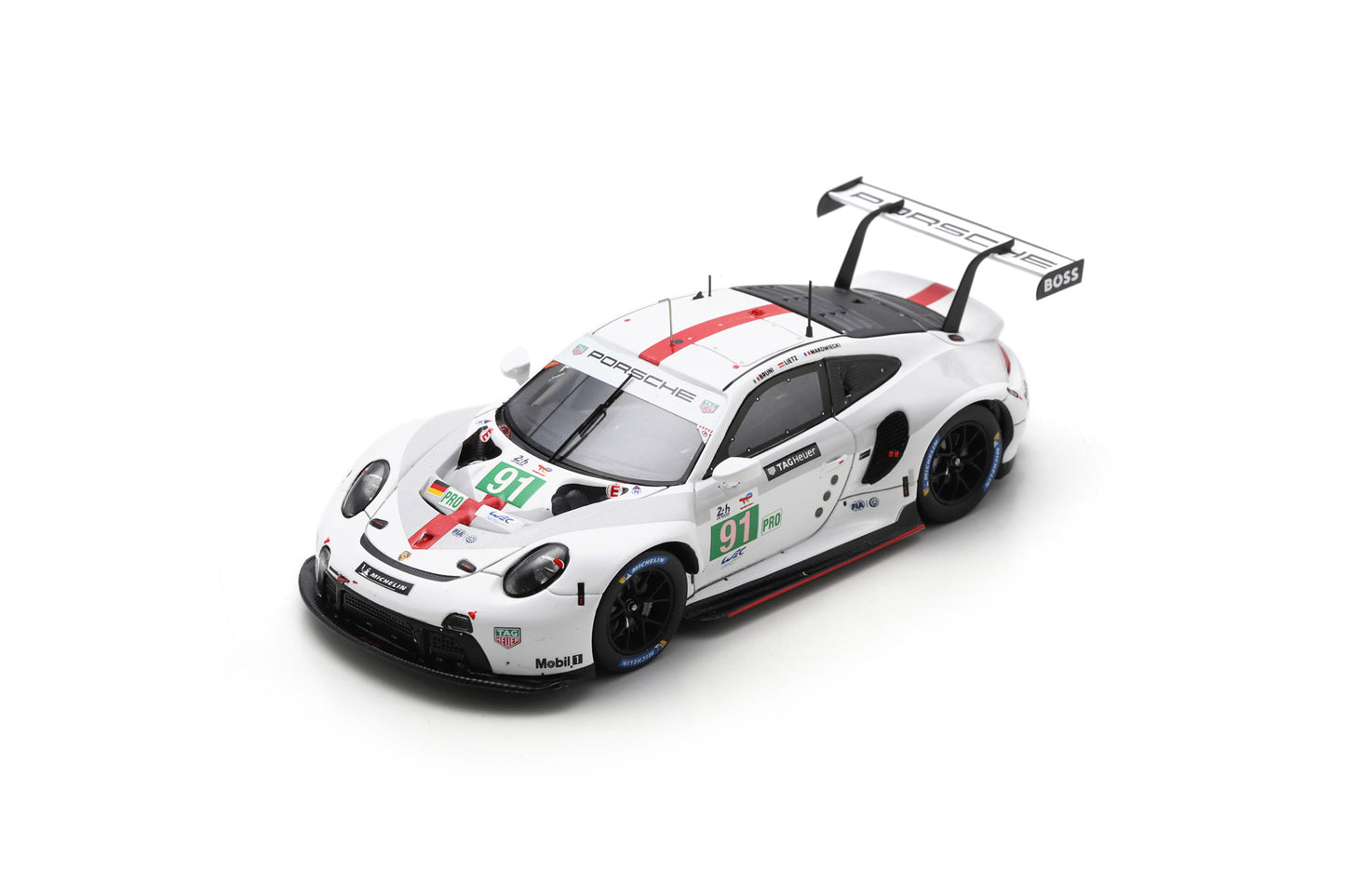 【2024年10月発売予定】 Spark 18S818 1/18 Porsche 911 RSR-19 No.91 Porsche GT Team Winner LMGTE Pro class Le Mans 24H 2022 G. Bruni - R. Lietz - F. Makowiecki