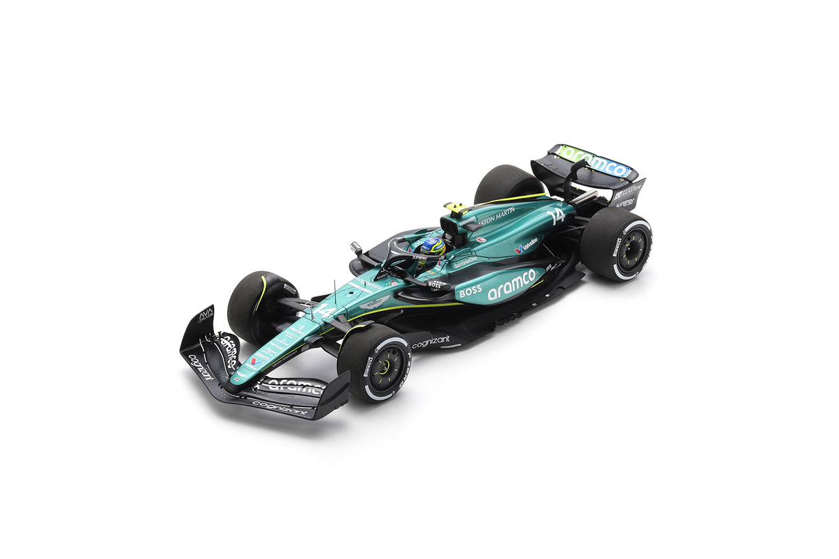Spark 18S992 1/18 Aston Martin Aramco F1 Team AMR24 No.14 Saudi Arabian GP 2024 Fernando Alonso