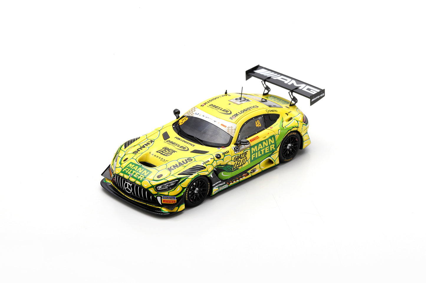 Spark 18SA031 1/18 Mercedes-AMG GT3 No.48 Mercedes-AMG Team Landgraf Winner FIA GT World Cup Macau 2023 Raffaele Marciello