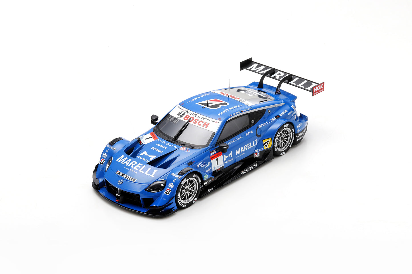 Spark 18SGT001 1/18 MARELLI IMPUL Z No.1 TEAM IMPUL GT500 SUPER GT 2023 Kazuki Hiramine - Bertrand Baguette