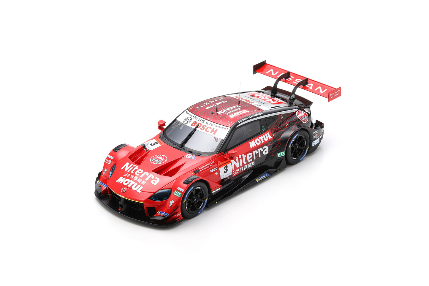 Spark 18SGT002 1/18 Niterra MOTUL Z No.3 NDDP RACING GT500 SUPER GT 2023 Katsumasa Chiyo - Mitsunori Takaboshi