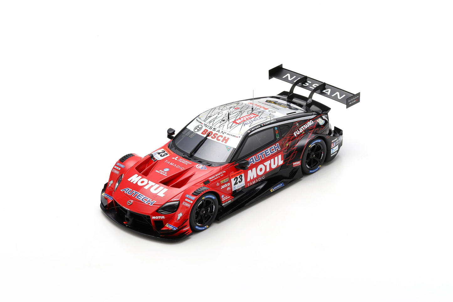 Spark 18SGT003 1/18 MOTUL AUTECH Z No.23 NISMO GT500 SUPER GT 2023 Tsugio Matsuda - Ronnie Quintarelli