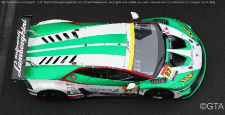 Spark SGT087 1/43 Bamboo Airways Lamborghini GT3 No.87 JLOC GT300 SUPER GT 2023 - Kosuke Matsuura - Natsu Sakaguchi