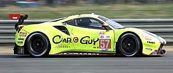 Looksmart LSLM165 1/43 Ferrari 488 GTE EVO No.57 KESSEL RACING 24H Le Mans 2023T. Kimura - S. Huffaker - D. Serra