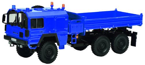 【2024年10月発売予定】 Schuco 452679400 1/87 MAN Kat1, 3axle dumper, THW