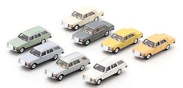 【発売予定時期未定】Schuco 452675500 1/87 Set "Mercedes-Benz W123" (8 models, 4x Sedan, 4x station wagon)