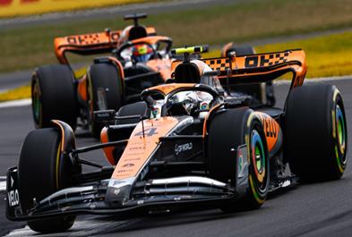 Spark S8593 1/43 McLaren MCL60 No.4 McLaren 2nd British GP 2023Lando Norris