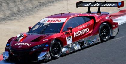 Spark SGT125 1/43 Astemo NSX-GT No.17 Astemo REAL RACING GT500 SUPER GT 2021Koudai Tsukakoshi - Bertrand Baguette