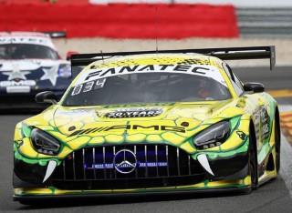 Spark SB729 1/43 Mercedes-AMG GT3 No.999 Mercedes-AMG Team GruppeM Racing 24H Spa 2023 M. Engel - M. Grenier - D. Juncadella