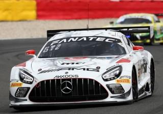 Spark SB730 1/43 Mercedes-AMG GT3 No.87 Mercedes-AMG Team Akkodis ASP 24H Spa 2023 L. Ferrari - T. Drouet - M. Götz