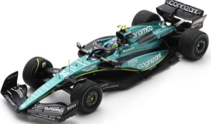Spark 12S038 1/12 Aston Martin AMR23 No.14 Aston Martin Aramco Cognizant F1 Team 2nd Monaco GP 2023 Fernando Alonso