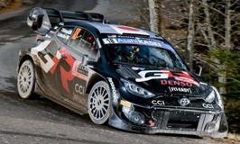 Spark S6853 1/43 TOYOTA GR Yaris Rally1 HYBRID No.18 TOYOTA GAZOO Racing WRT 7th Rally Monte Carlo 2024 T. Katsuta - A.Johnston