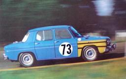 Spark 100SPA02 1/43 Renault 8 Gordini No.73 1st class Coupe du Roi - 24H Spa 1966 M. Bianchi - J. Vinatier