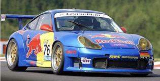 Spark 100SPA17 1/43 Porsche 996 GT3 No.76 RWS Motorsport 24H Spa 2002 D. Quester - L. Riccitelli - Ph. Peter - T. Wolff