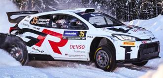 Spark S6869 1/43 TOYOTA GR Yaris Rally 2 No.35 TOYOTA GAZOO Racing RC2 Rally Sweden 2024 H. Kogure - T. Luhtinen