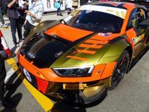 Spark 18SA032 1/18 Audi R8 LMS GT3 No.40 Audi Sport Asia Team Absolute 2nd FIA GT World Cup Macau 2023 Edoardo Mortara