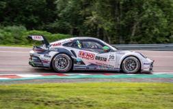 Spark S5668 1/43 Porsche 911 GT3 Cup No.20 Porsche Carrera Cup Scandinavia Champion 2023 Ola Nilsson