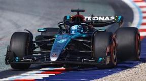 Spark S9532 1/43 Mercedes-AMG PETRONAS Formula One Team No.63 F1 W15 E Performance Winner Austrian GP 2024 George Russell