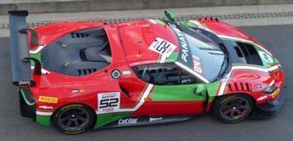 Looksmart LSRC189 1/43 Ferrari 296 GT3 No.52 AF Corse 2nd Bronze class 24H Spa 2024 L. Machiels – J. Machiels – A. Bertolini – T. Mosca