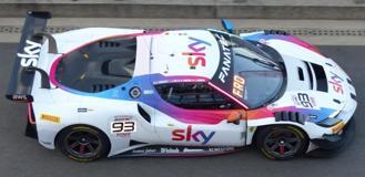 Looksmart LSRC190 1/43 Ferrari 296 GT3 No.93 SKY - Tempesta Racing 24H Spa 2024 E. Cheever – J. Hui – L. Wadoux – C. Froggatt