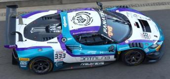 Looksmart LSRC194 1/43 Ferrari 296 GT3 No.333 Rinaldi Racing - Francorchamps Motors 24H Spa 2024 C. Hook – F. Fernandez Laser – F. Crestani – D. Perel