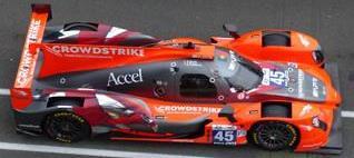 Spark S9142 1/43 Oreca 07 - Gibson No.45 CROWDSTRIKE RACING by APR Le Mans 24H 2024 G. Kurtz - C. Braun - N. Catsburg