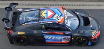 Spark SB823 1/43 Audi R8 LMS GT3 EVO II No.28 Haas RT 24H Spa 2024 S. Gachet – J. Heylen – D. Lind