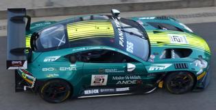 Spark SB807 1/43 Aston Martin Vantage AMR GT3 EVO No.21 Comtoyou Racing 24H Spa 2024 C. Clark – M. Lismont – X. Maassen – S. Dejonghe