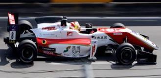 Spark SA255 1/43 Dallara F312 No.8 8th Race 2 Macau F3 2017 Zhou Guanyu