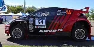 【発売中止】 Spark S6876 1/43 TOYOTA GR Yaris Rally 2 No.54 Advan Racing Team with KTMS 3rd Rally Hokkaido 2024 F. Nutahara - S. Azuma